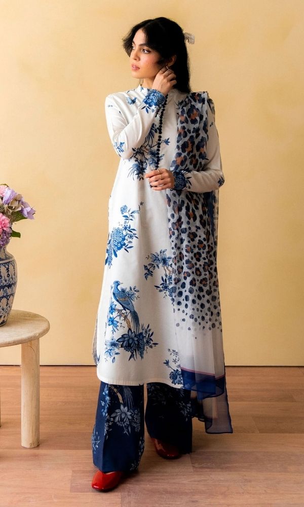 Lawn 3pc unstitched luxury digital printed collection