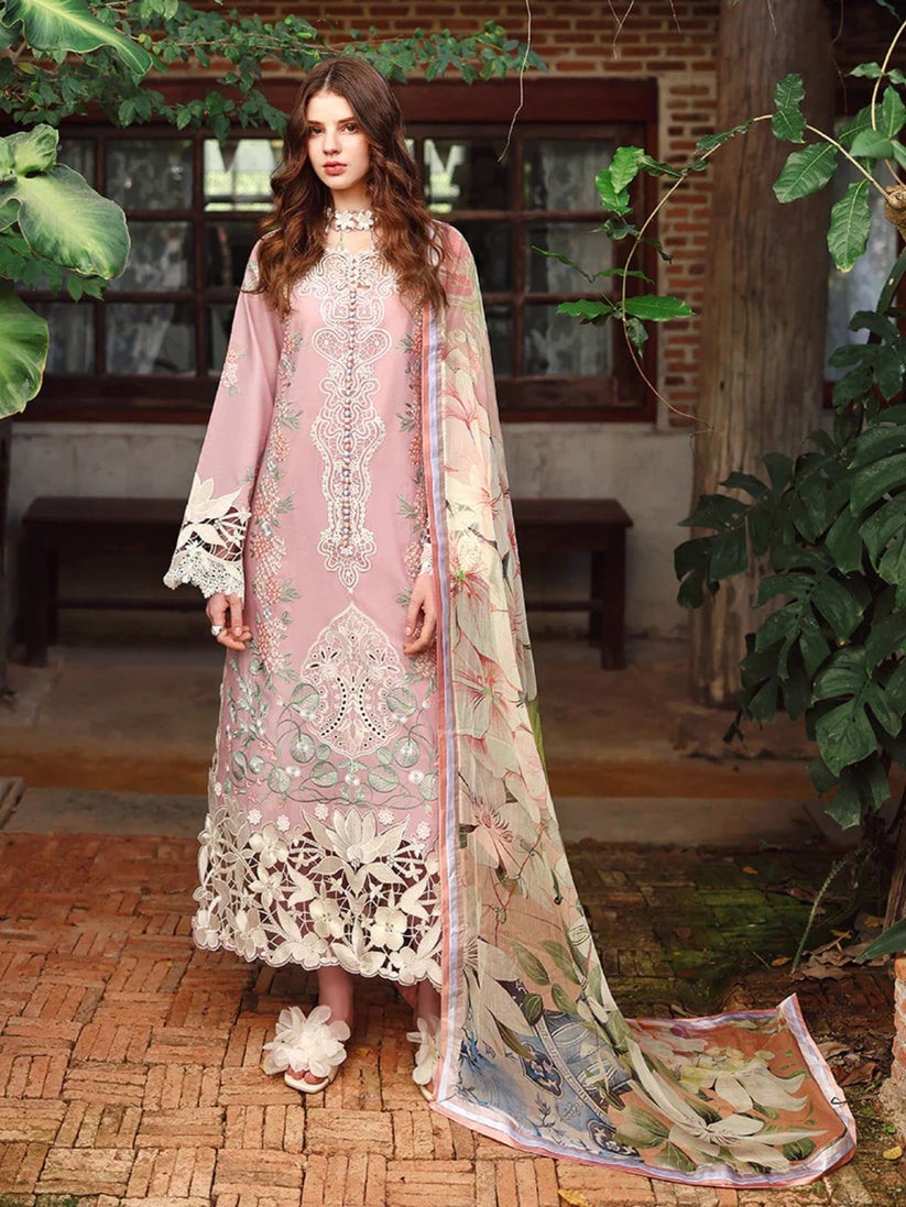 New Lawn 3pc unstitched summer embroierey collection