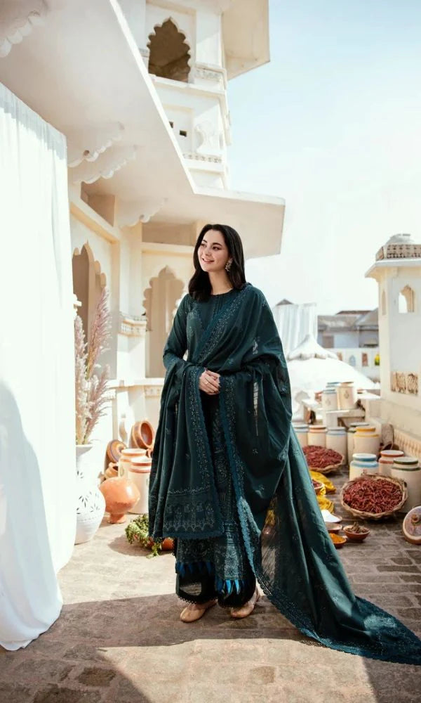 Lawn 3pc unstitched summer collection embroidered suit