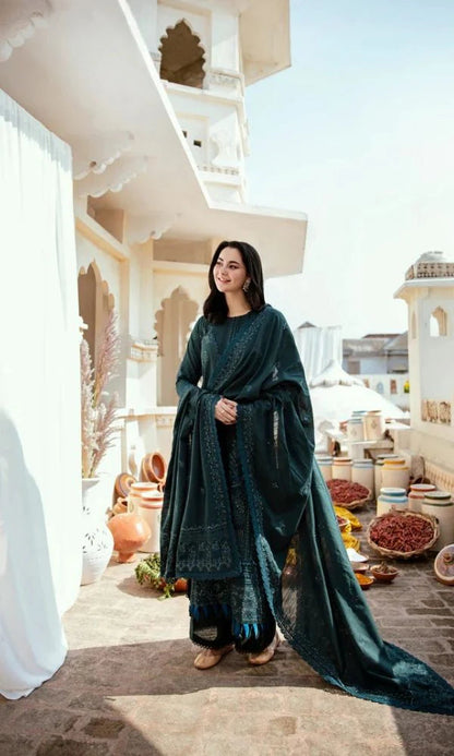 Lawn 3pc unstitched summer collection embroidered suit