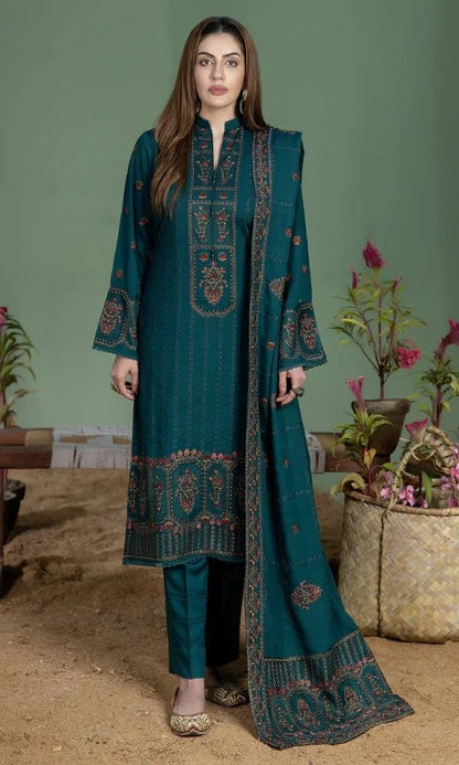 Lawn unstitched embroidered 3pc with lawn embroidered dupatta summer collection suit