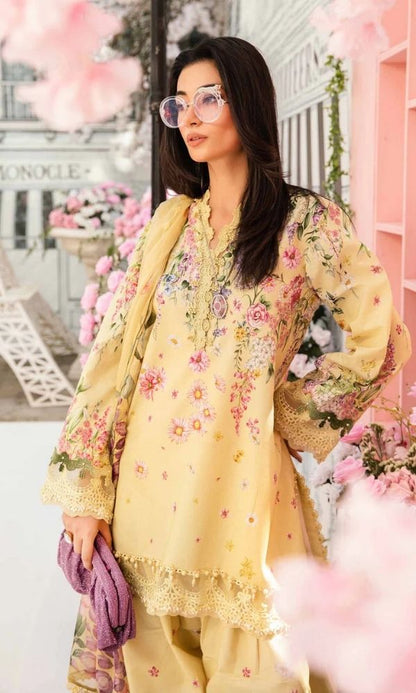 Lawn 3pc unstitched digital printed suit