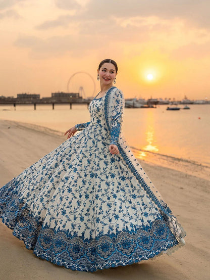 New Lawn Fully Embroidered 3pc unstitched frock summer collection