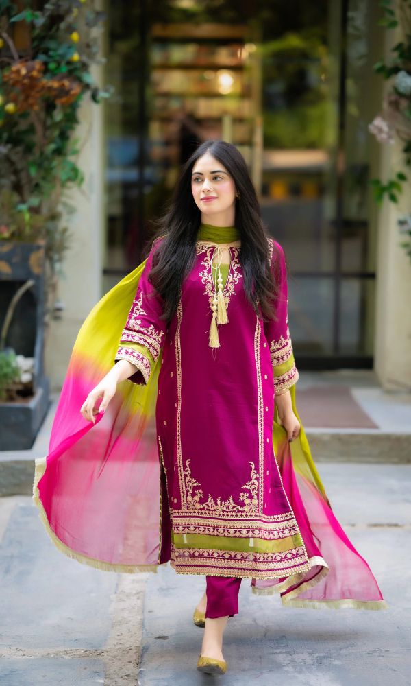 Lawn 3pc unstitched embroidered summer collection suit