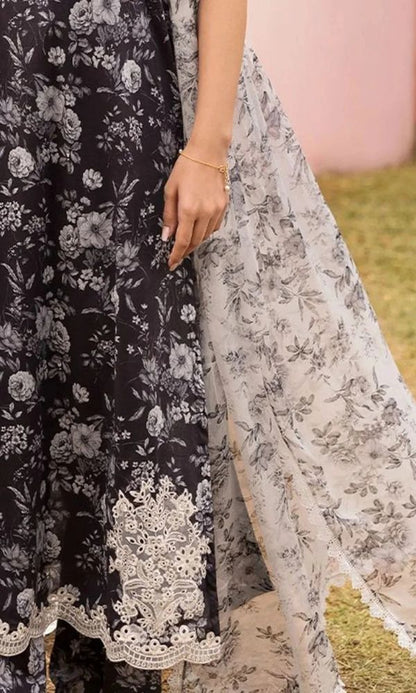 Lawn 3pc unstitched digital printed suit