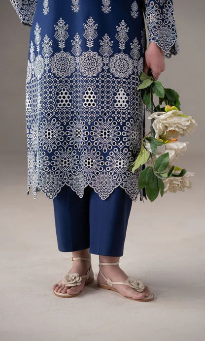 Lawn 2pc unstitched embroidered summer collection suiit