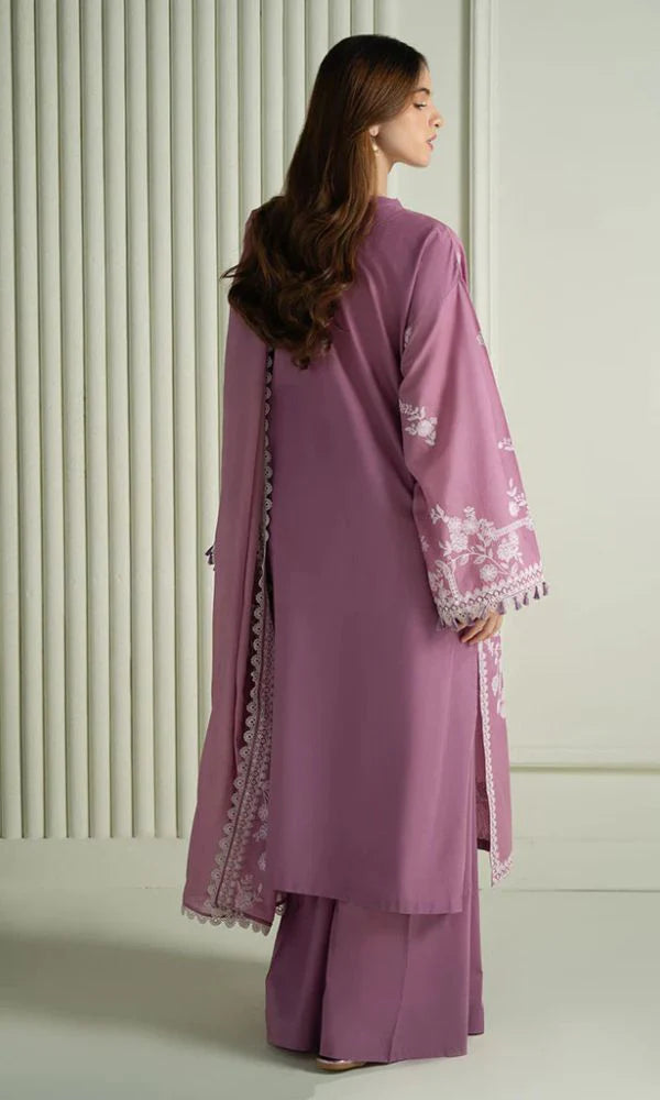Lawn 3pc unstitched embroiered suit summer collection
