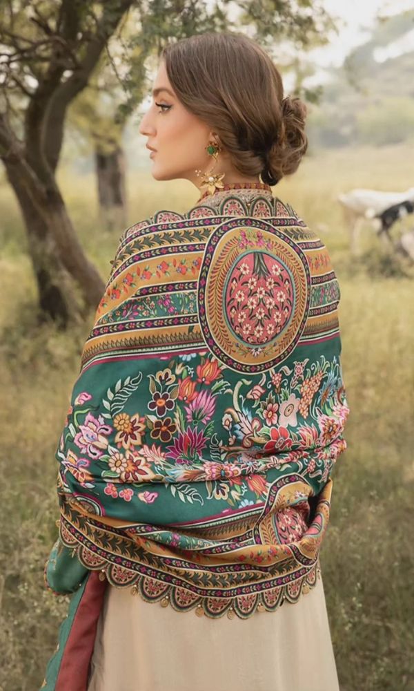 Lawn 3pc unstitched embroidered summer collection suit