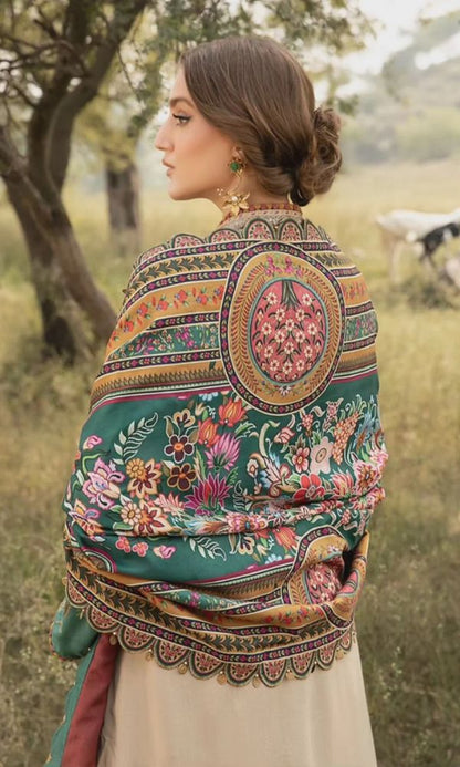 Lawn 3pc unstitched embroidered summer collection suit