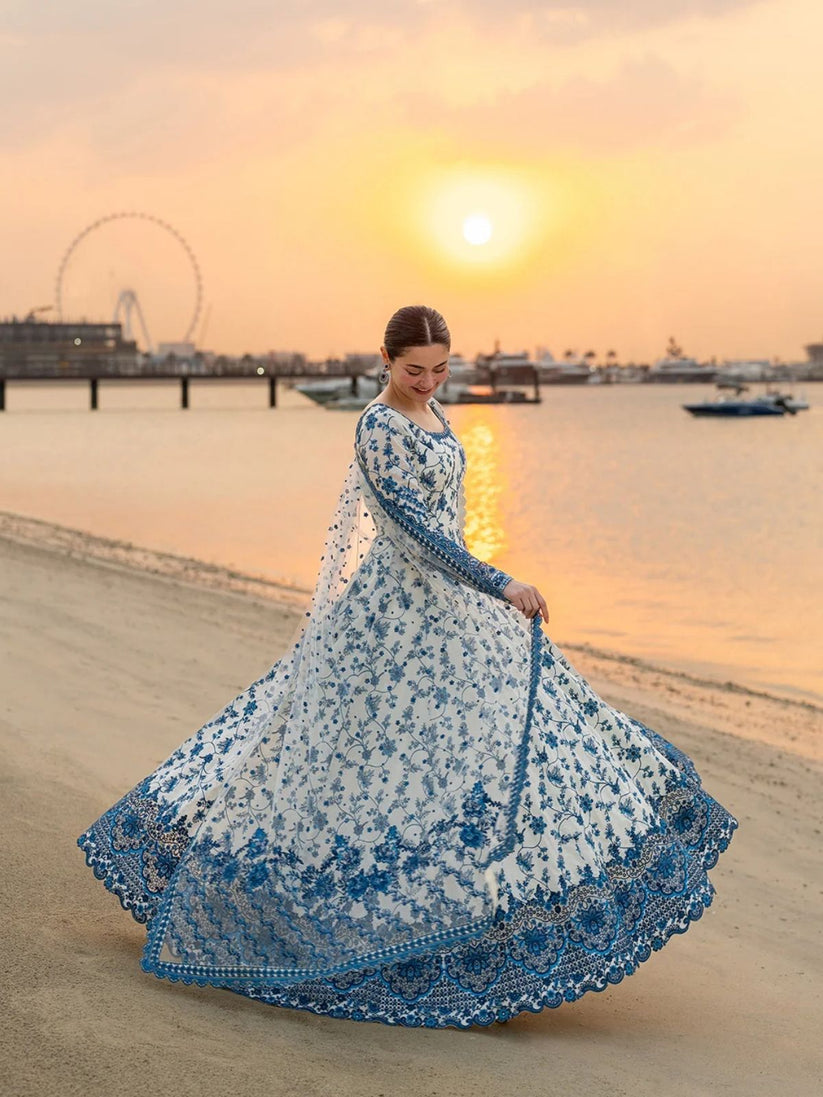 New Lawn Fully Embroidered 3pc unstitched frock summer collection