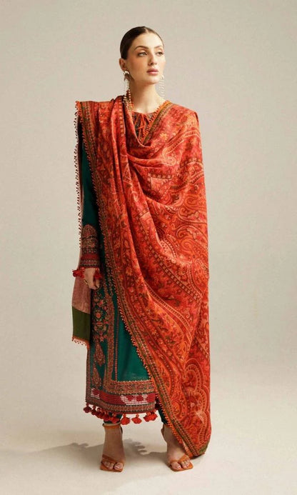 Lawn 3pc unstiched summer embroidered collection
