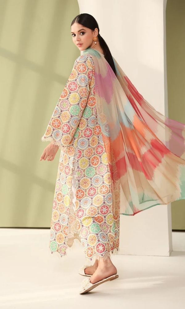 Lawn 3pc usntitched digital printed suit