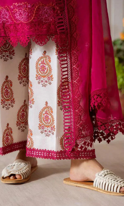 Lawn 3pc unstitched embroidered summer collection