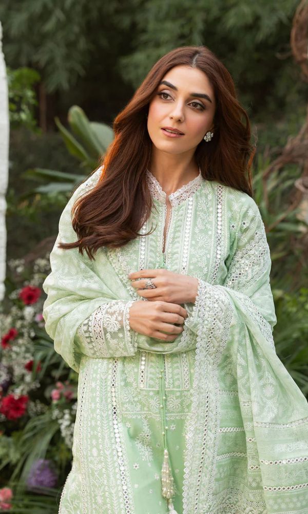 Lawn 3pc unstitched embroidered summer collection