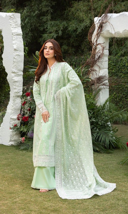 Lawn 3pc unstitched embroidered summer collection