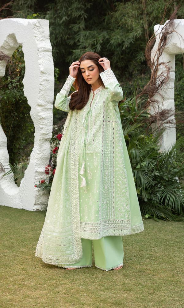 Lawn 3pc unstitched embroidered summer collection