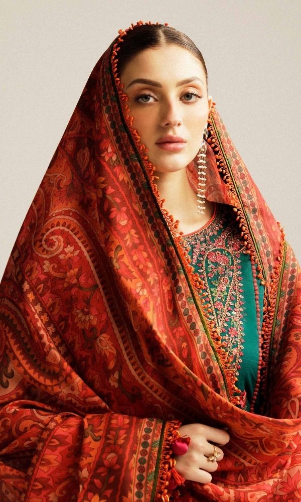 Lawn 3pc unstiched summer embroidered collection