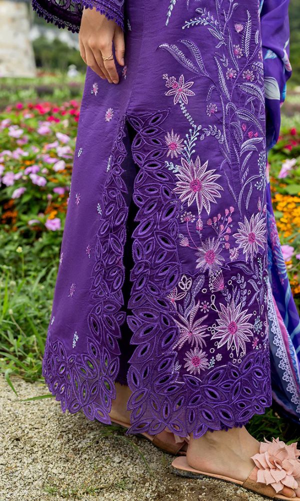 Lawn 3pc usntitched heavy summer embroiered collection