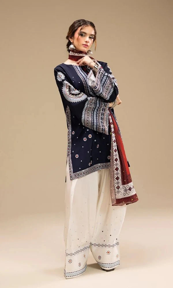 Lawn 3 pc unstitche summer embroidered collection