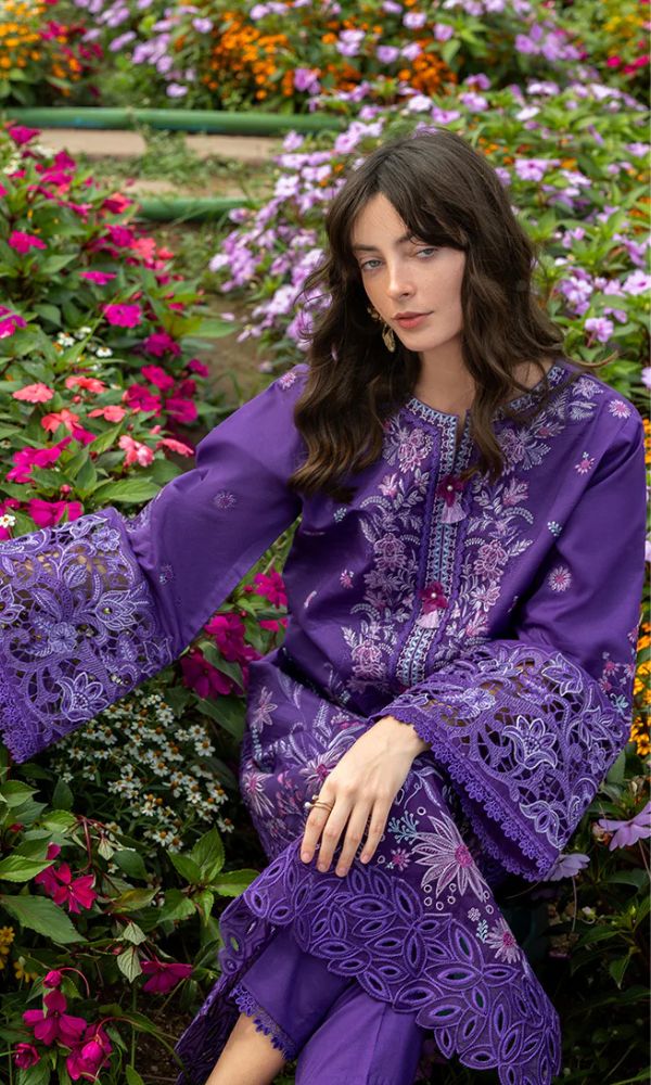 Lawn 3pc usntitched heavy summer embroiered collection