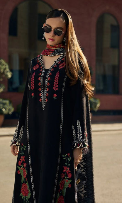 Lawn 3pc unstitched embroidered summer collection suit