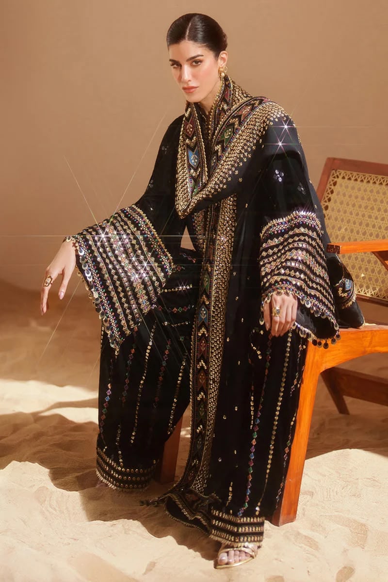 Velvet 11000 micro gram  heavy sequence embroidered 3pc suit