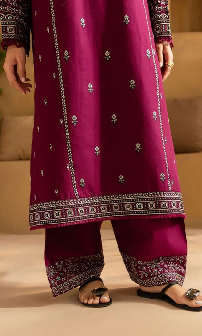 Lawn 2pc usntitched embroidered suit