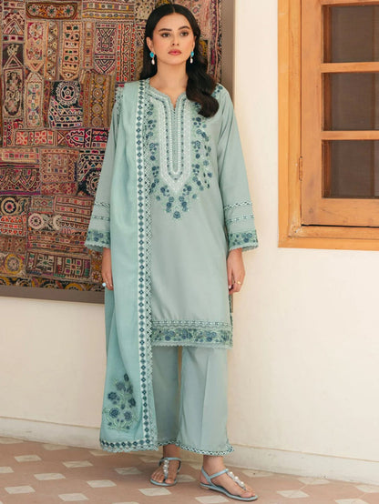 New Lawn 3pc unstitched embroiered summer collection article