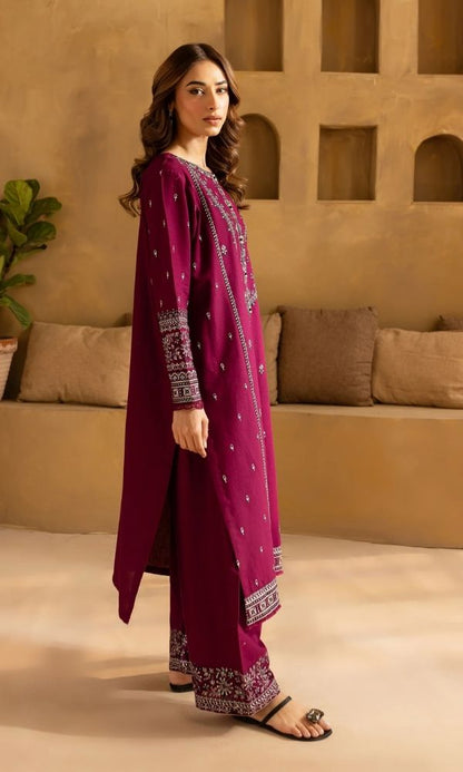 Lawn 2pc usntitched embroidered suit