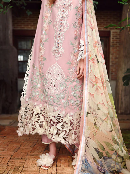 New Lawn 3pc unstitched summer embroierey collection
