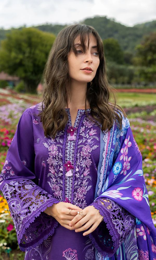 Lawn 3pc usntitched heavy summer embroiered collection