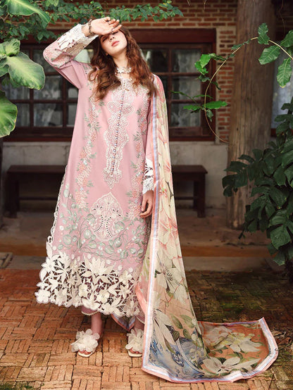 New Lawn 3pc unstitched summer embroierey collection