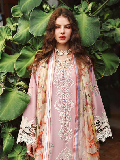 New Lawn 3pc unstitched summer embroierey collection