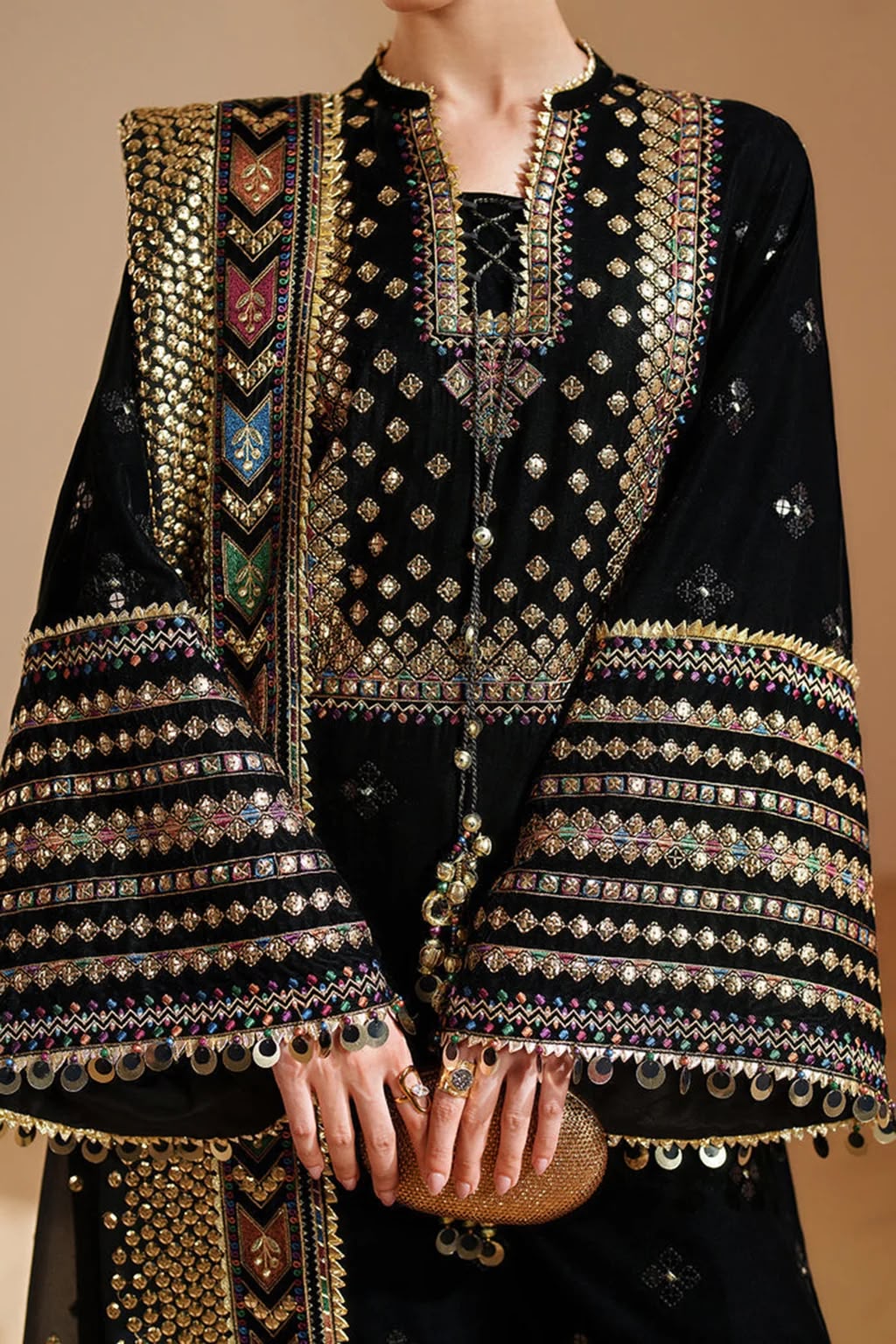 Velvet 11000 micro gram  heavy sequence embroidered 3pc suit