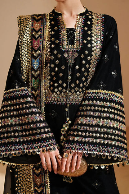 Velvet 11000 micro gram  heavy sequence embroidered 3pc suit