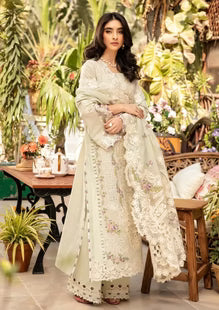 Embroidered Dhanak Unstitched 3PC - RTW Shawl