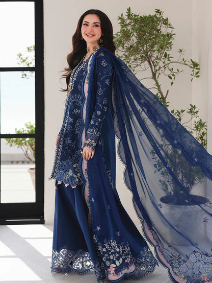 New Lawn 3pc unstitched fully embroiered summer collection suit