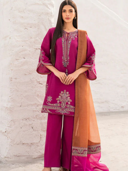 Lawn 3pc unstitched summer collection suit
