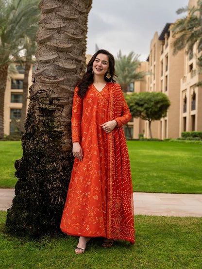 New Lawn Fully Embroidered 3pc unstitched frock summer collection
