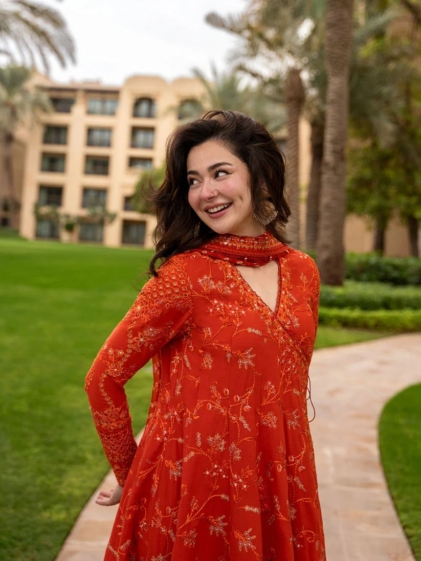 New Lawn Fully Embroidered 3pc unstitched frock summer collection