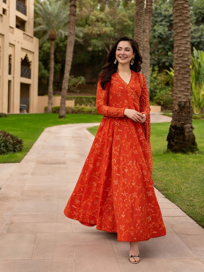 New Lawn Fully Embroidered 3pc unstitched frock summer collection