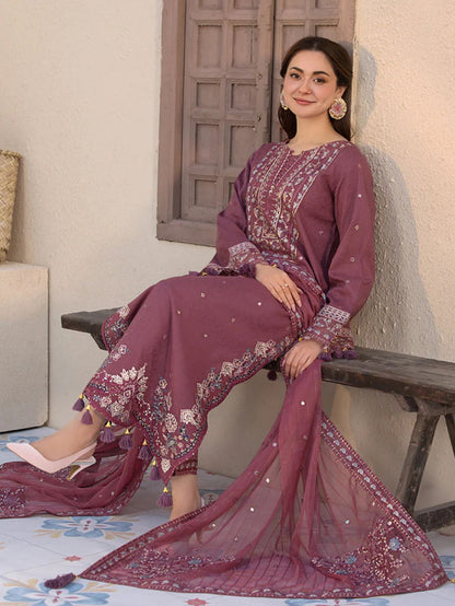 Lawn 3pc unstitched embroiered summer collection article