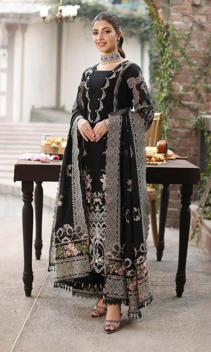 Festive Dhanak Collection '25 (Unstitched) Embroidered -NOOR- KW123