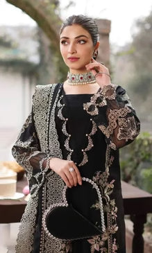 Festive Dhanak Collection '25 (Unstitched) Embroidered -NOOR- KW123